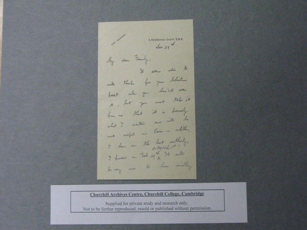 Miniature of Letters from William Malkin to his parents-in-law