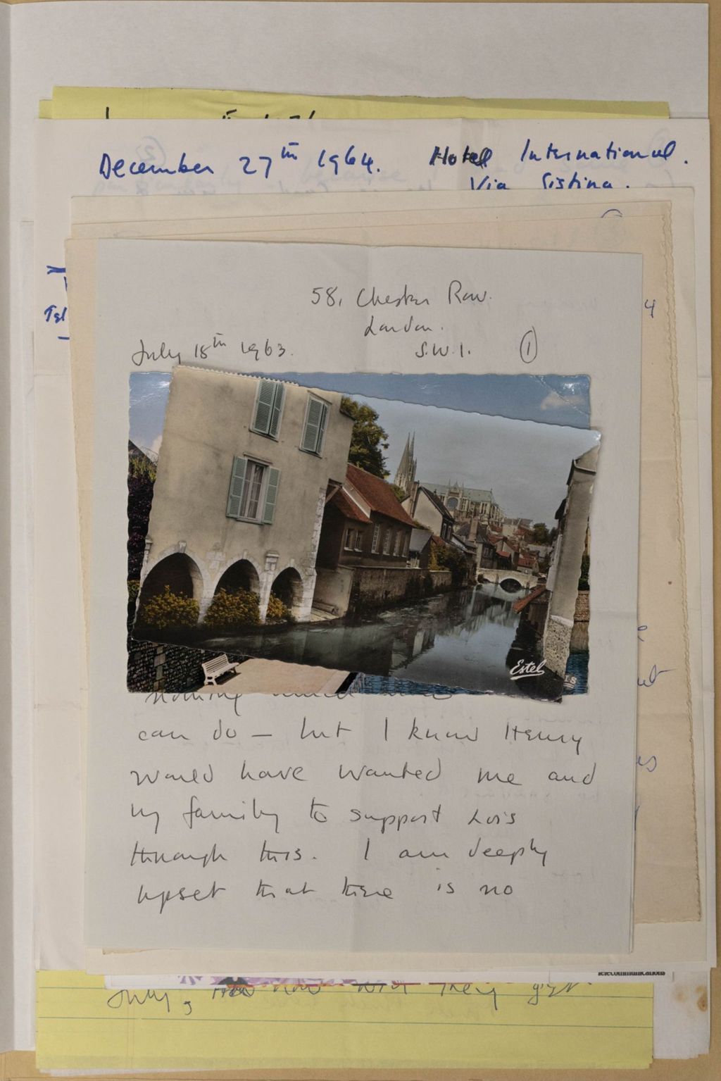 Miniature of Letters from Sarah Churchill to Clementine Churchill